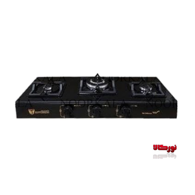 اجاق گاز رومیزی سه شعله ترموکوبل دار آتشگر مدل 1007B