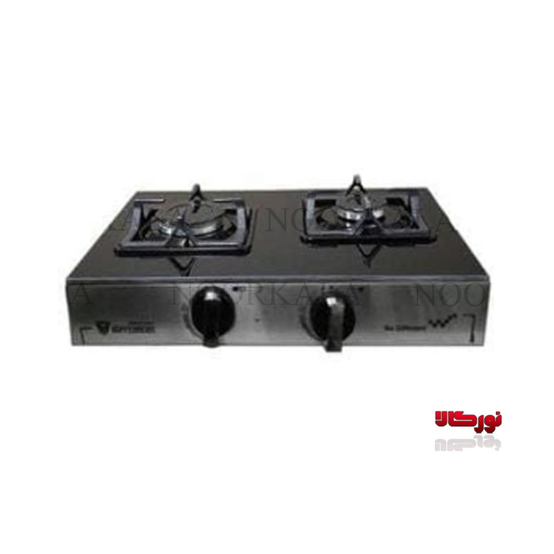 اجاق گاز رومیزی دو شعله ترموکوبل دار آتشگر مدل1006S