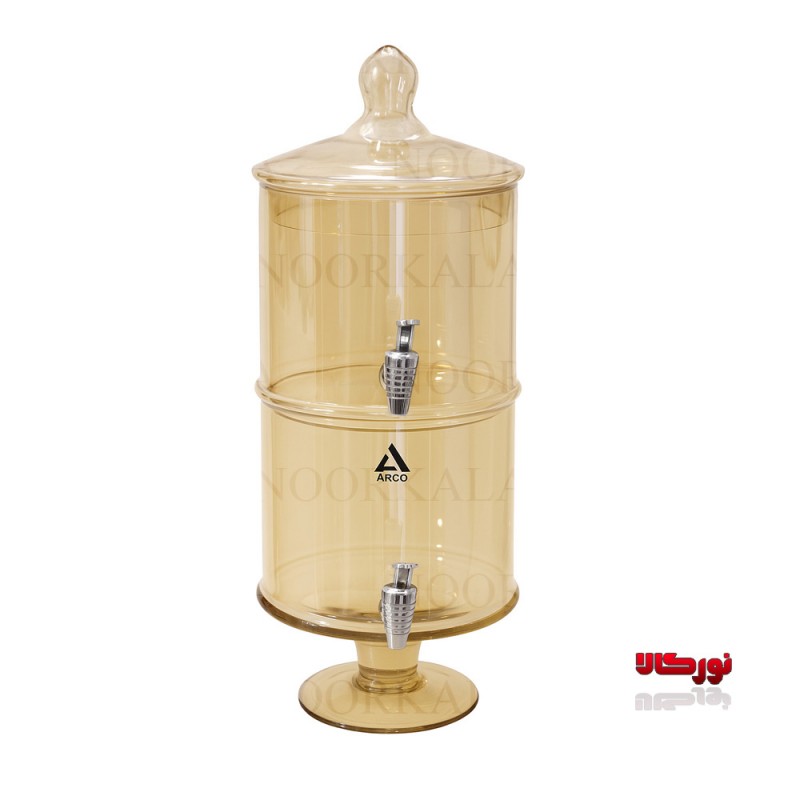 کلمن شیشه ای 2 طبقه شامپاینی آرکو