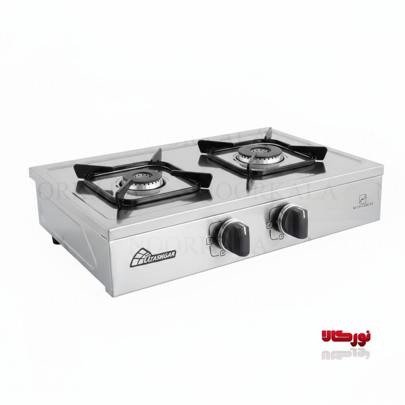 اجاق گاز رومیزی دو شعله ترموکوبل دار آتشگر مدل 222