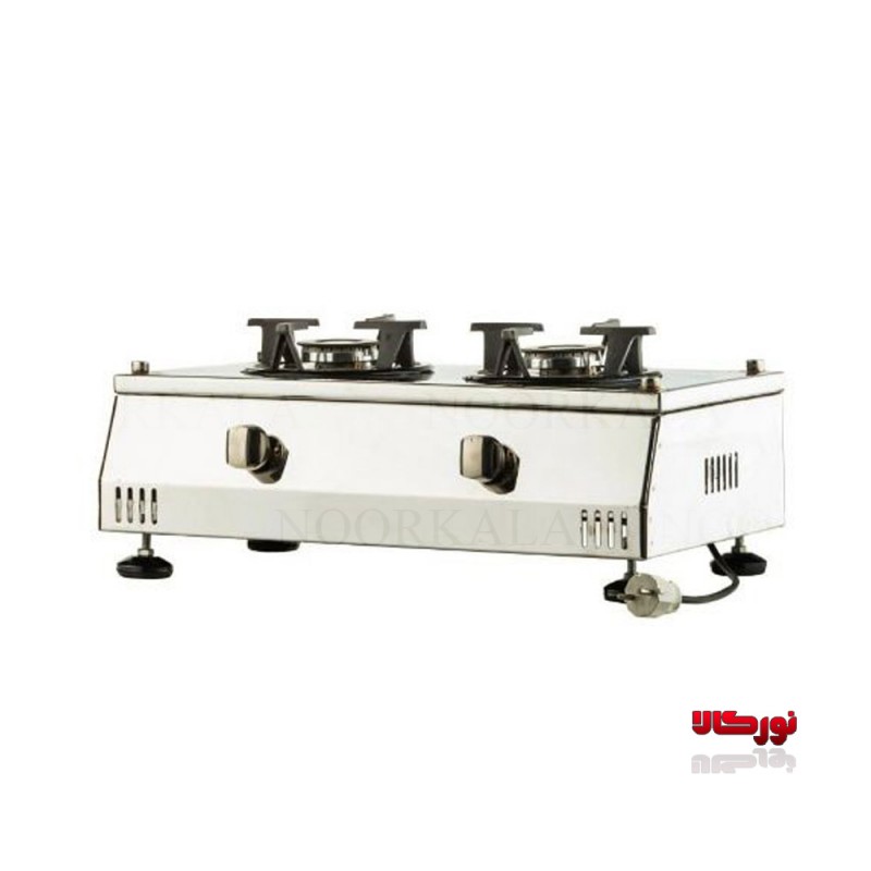 اجاق گاز رومیزی دو شعله ترموکوبل دار دنیای استیل