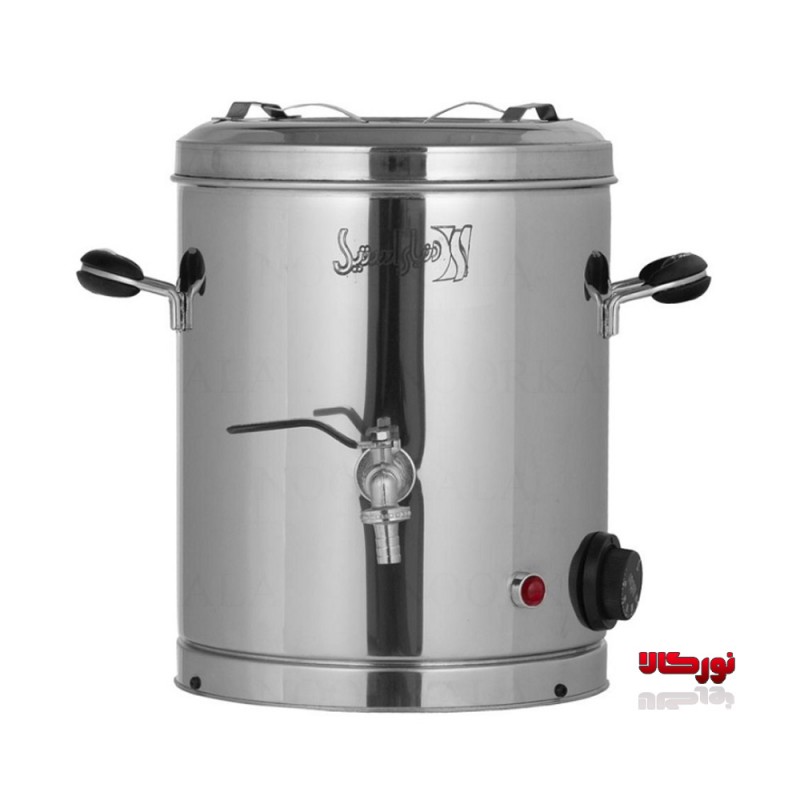 سماور برقی صنعتی 6 لیتری دنیای استیل