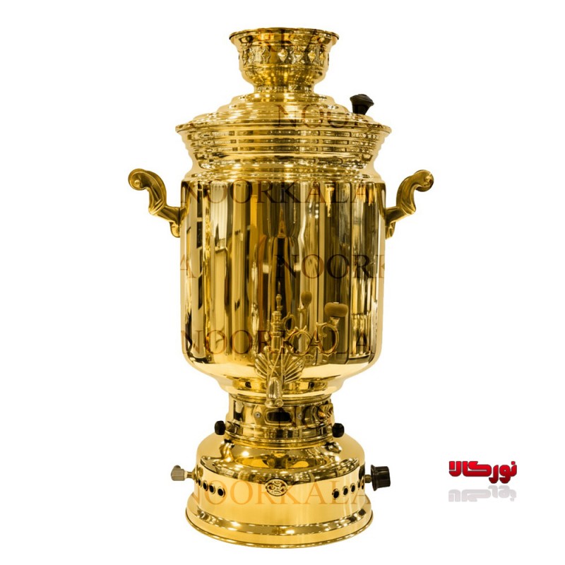 سماور گازی 20 لیتری مجلسی طلایی ایران نژاد