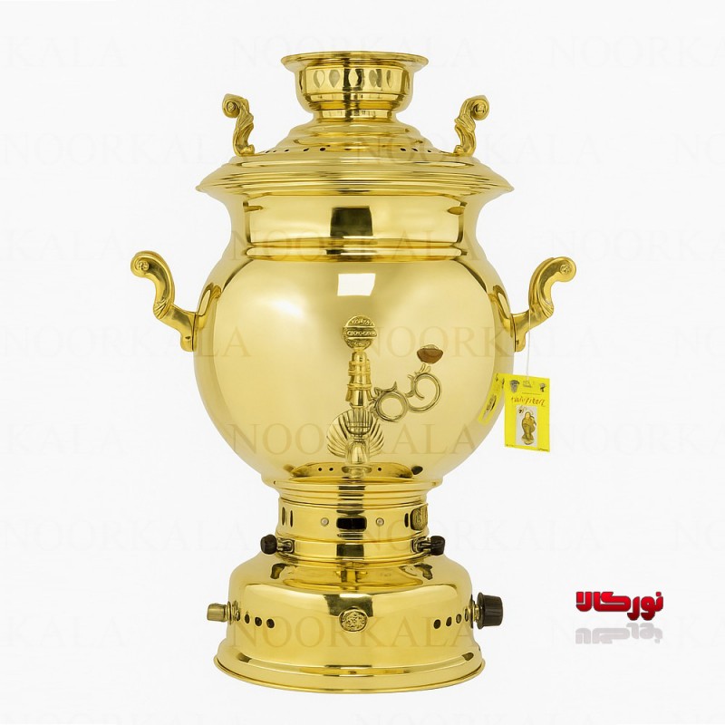 سماور گازی 35 لیتری توپی طلایی ایران نژاد