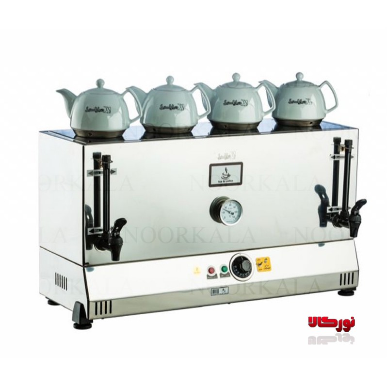سماور برقی هتلی 50 لیتری دنیای استیل