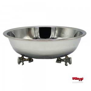 کاسه پایه دار استیل