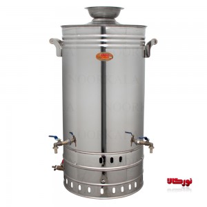 سماور گازی صنعتی 120 لیتری ایران استیل کار