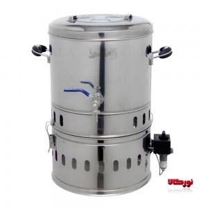 سماور گازی صنعتی 30 لیتری ترموکوبل دار دنیای استیل