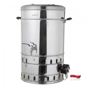 سماور گازی صنعتی 40 لیتری ترموکوبل دار دنیای استیل