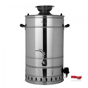 سماور گازی صنعتی 60 لیتری ترموکوبلدار دنیای استیل