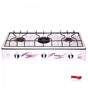 اجاق گاز رومیزی سه شعله 2000 آذرین پولاد