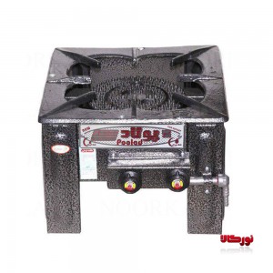 اجاق گاز پلوپزی دو شعله 50 آذرین پولاد