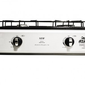 اجاق گاز رومیزی دو شعله 1000 ترموکوبل دار آذرین پولاد