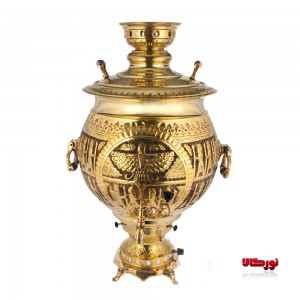 سماور گازی 50 لیتری قلم کاری ایران نیکل