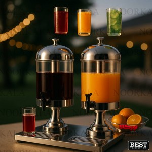 نگهدارنده شربت دو مخزن هتلی بست best