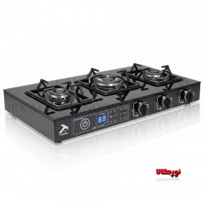 اجاق گاز رومیزی سه شعله ترموکوبل دار آتشگر مدل 338