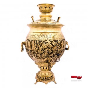 سماور برقی 50 لیتری قلم کاری ایران نیکل