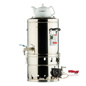 سماور گازی صنعتی 20 لیتری ترموکوبل دار دنیای استیل