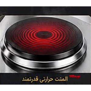 اجاق برقی دو شعله دنیای استیل