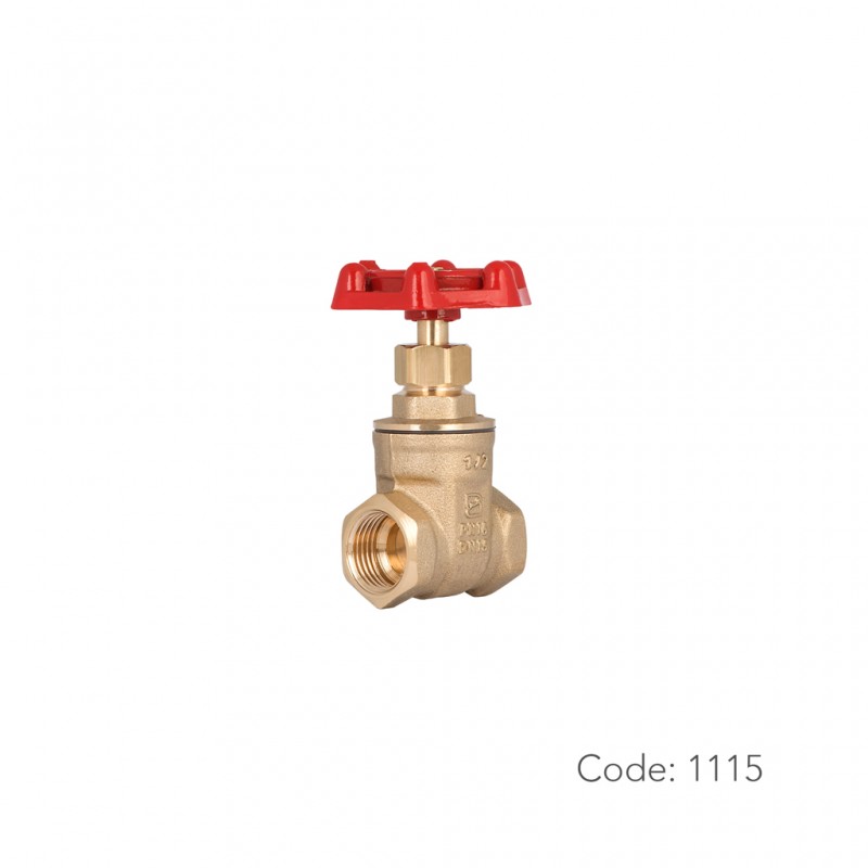 شیر کشویی برنجی 1115 سامین در سایز ۱/۲ اینچ