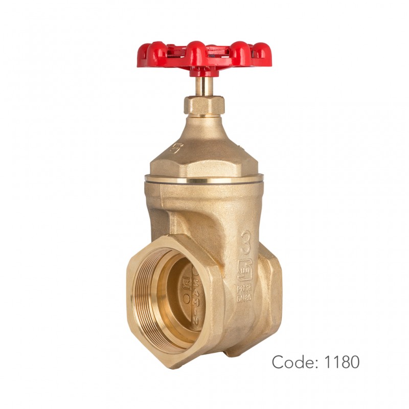 شیر کشویی برنجی 1180 سامین در سایز ۳ اینچ