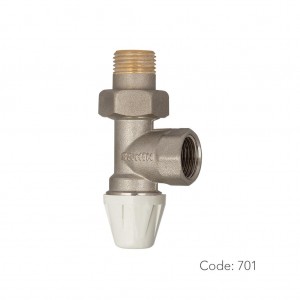 شیر زانو قفلی برنجی 700 سامین در سایز ۱/۲ اینچ با تنوع دسته