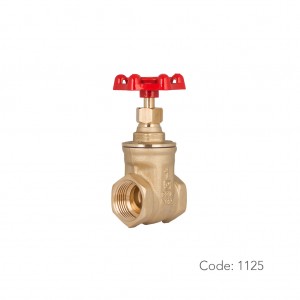 شیر کشویی برنجی 1125 سامین در سایز ۱ اینچ