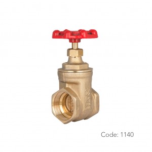 شیر کشویی برنجی 1140 سامین در سایز ۱/۲و۱ اینچ