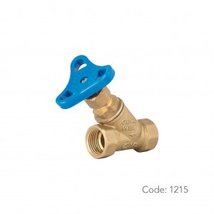 شیر واشری مورب برنجی ۱۲۱۵ سامین در سایز ۱/۲ اینچ