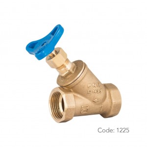 شیر واشری مورب برنجی ۱۲۲۵ سامین در سایز ۱ اینچ