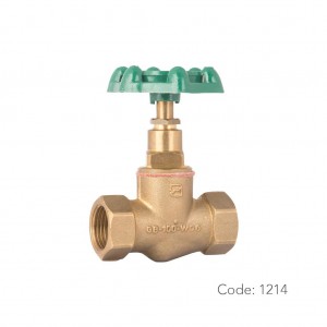 شیر واشری برنجی ۱۲۱۴ سامین در سایز ۱/۲ اینچ