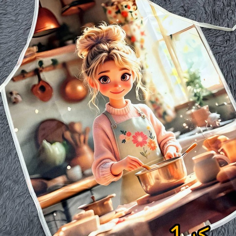 پیش بند آشپزخانه فانتزی کد ۱