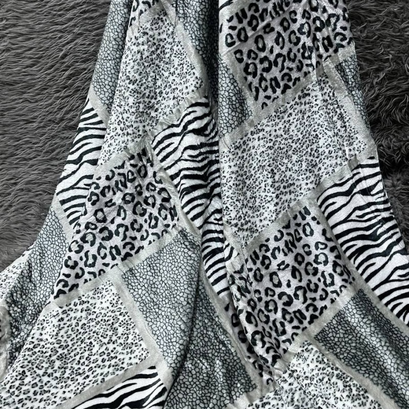 پتو ژله ای پوستی دونفره(طوسی)