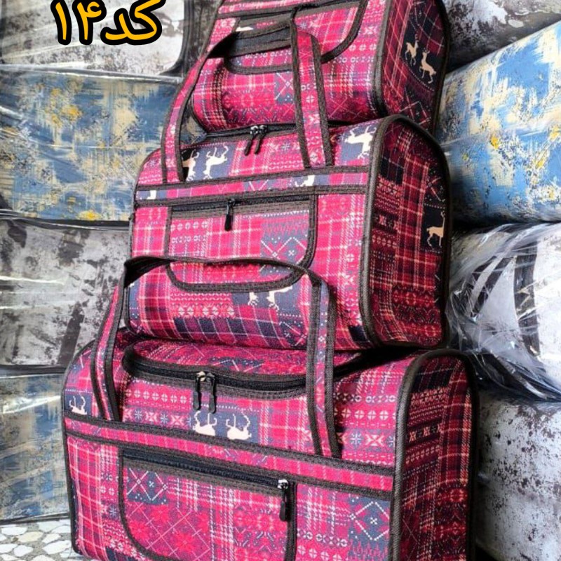 کیف سه تیکه کرپ کد۱۴