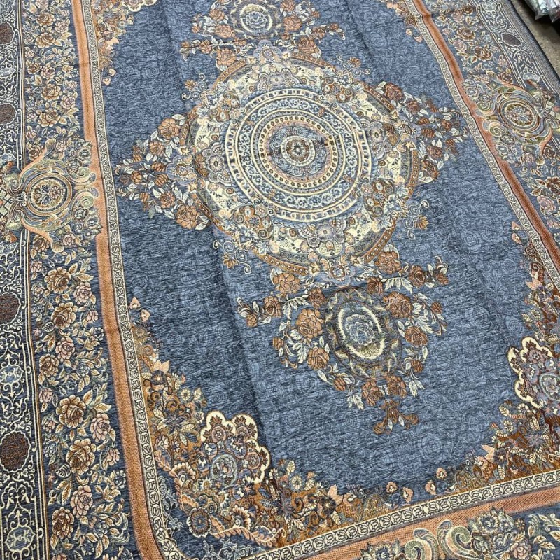 روفرشی مخمل یلدای کویر (رنگ طوسی)در۴سایز