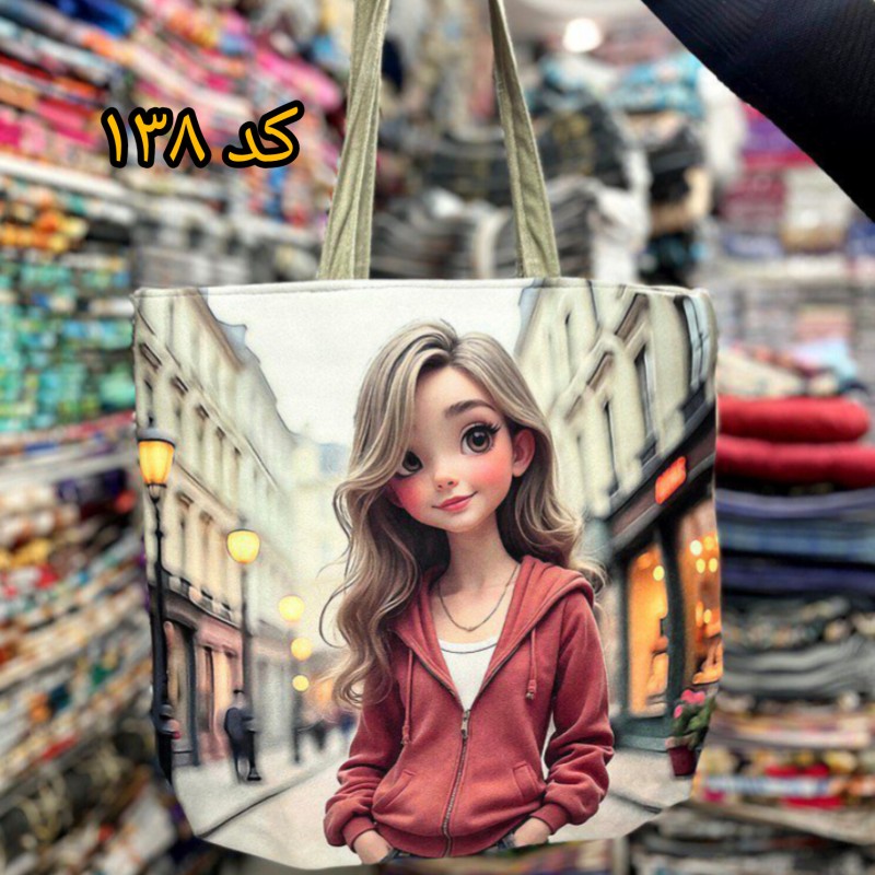 کیف سرشانی مخمل عروسکی (کد۱۳۸)