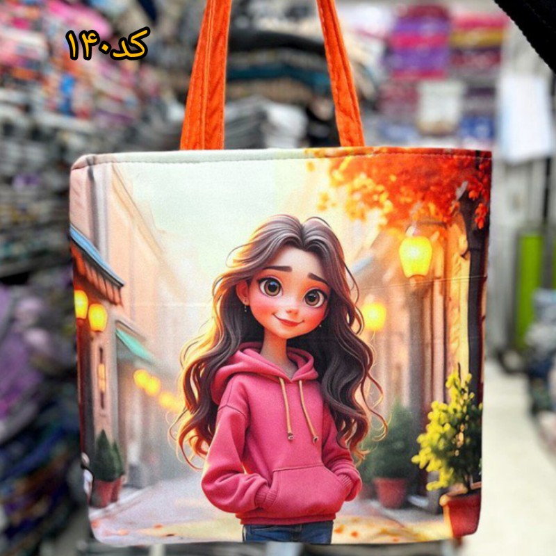 کیف سرشانی مخمل عروسکی (کد۱۴۰)