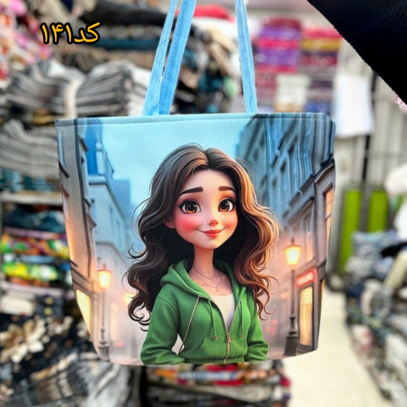 کیف سرشانی مخمل عروسکی(کد۱۴۱)