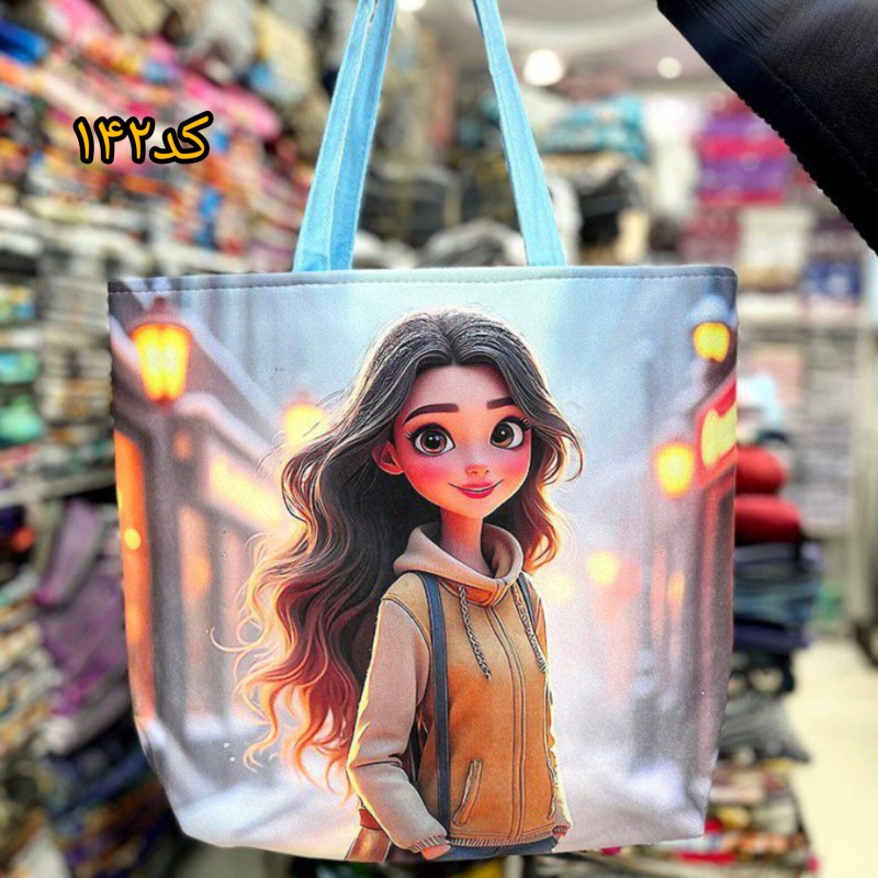 کیف سرشانی مخمل عروسکی (کد۱۴۲)