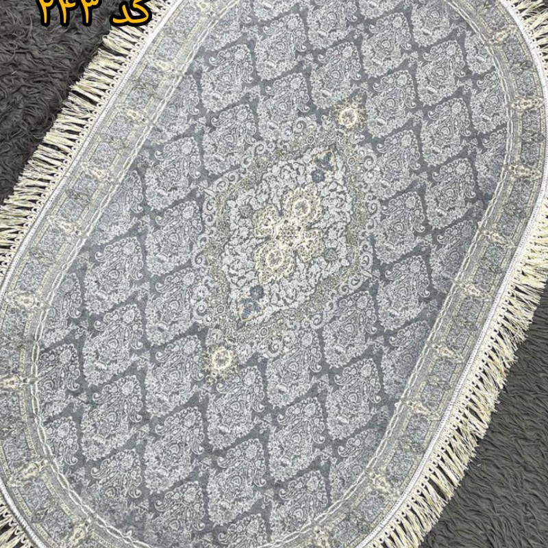 پادری مخمل بیضی سایز ۶۰در۱۰۰(کد۲۴۳)