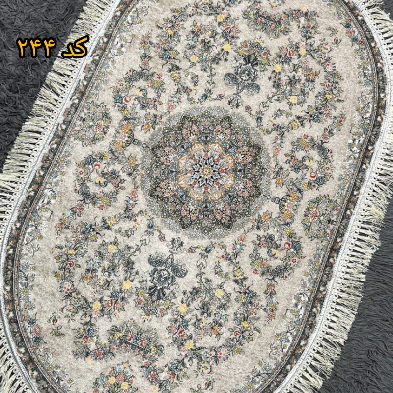 پادری مخمل بیضی سایز ۶۰در۱۰۰(کد۲۴۴)