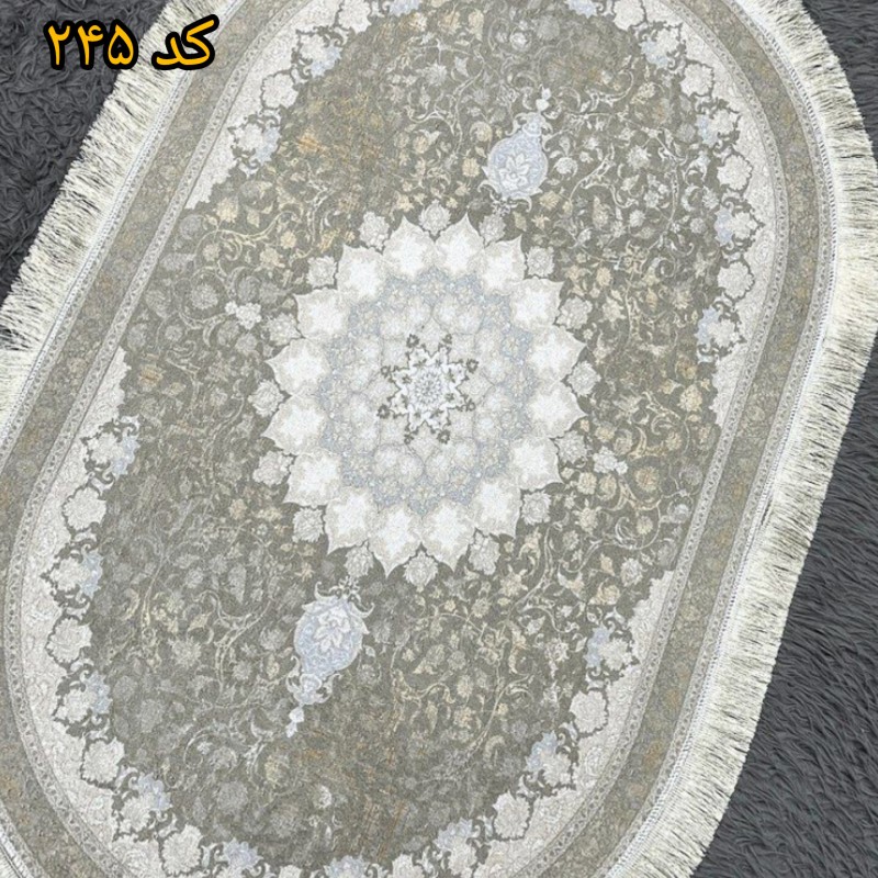 پادری مخمل بیضی سایز ۶۰در۱۰۰(کد۲۴۵)
