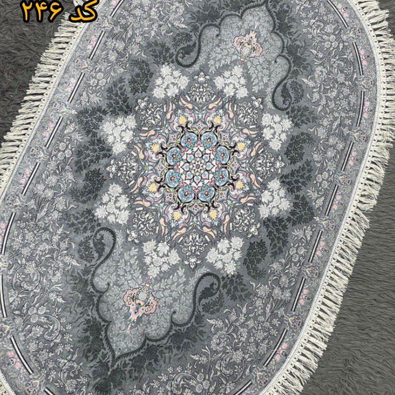 پادری مخمل بیضی سایز۶۰در۱۰۰(کد۲۴۶)