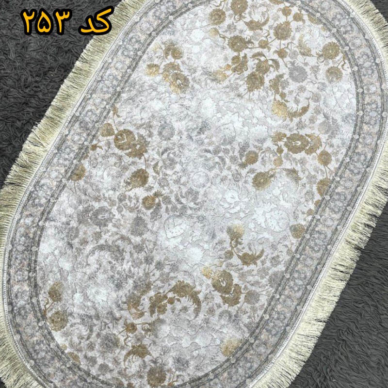 پادری مخمل بیضی سایز ۶۰در۱۰۰(کد۲۵۳)