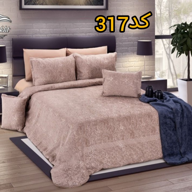 روتختی دونفره مخمل شانل ترک کد۳۱۷