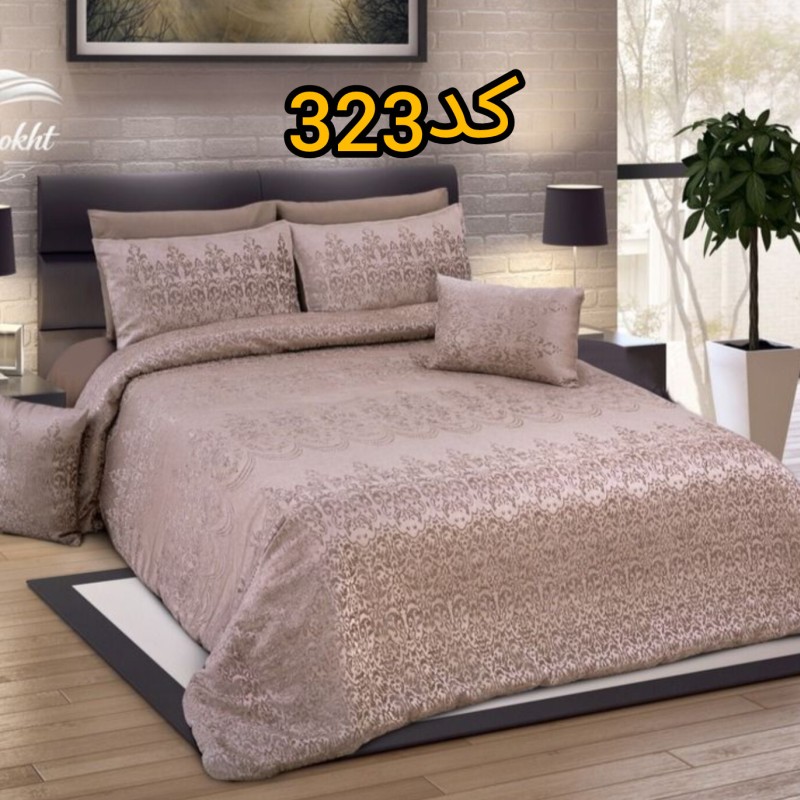 روتختی دونفره مخمل شانل ترک کد۳۲۳