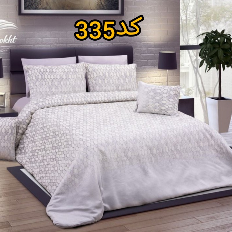 روتختی دونفره مخمل شانل ترک کد۳۳۵