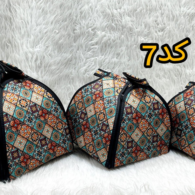 جا قابلمه‌ای سه تیکه کرپ(کد۷)
