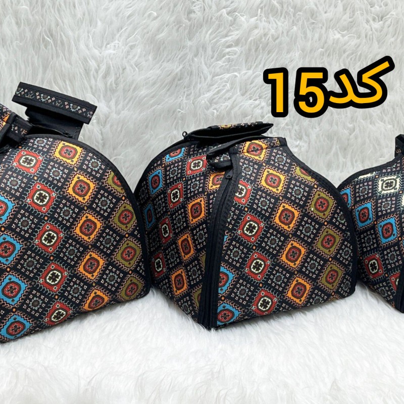 جا قابلمه‌ای سه تیکه کرپ(کد۱۵)