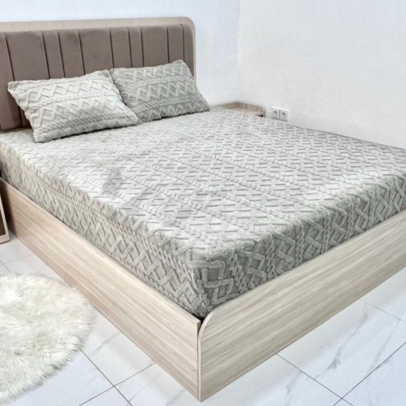 روتختی مخمل گیس بافت تک نفره(فیلی سایز۱۲۰)